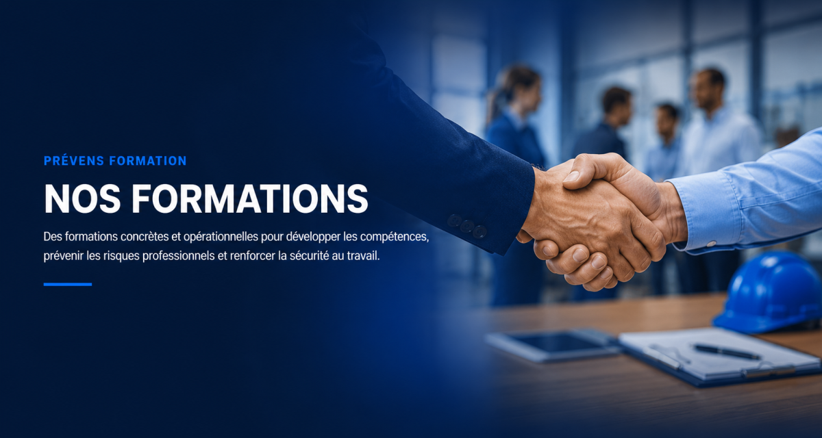 Nos formations Prévens Formation