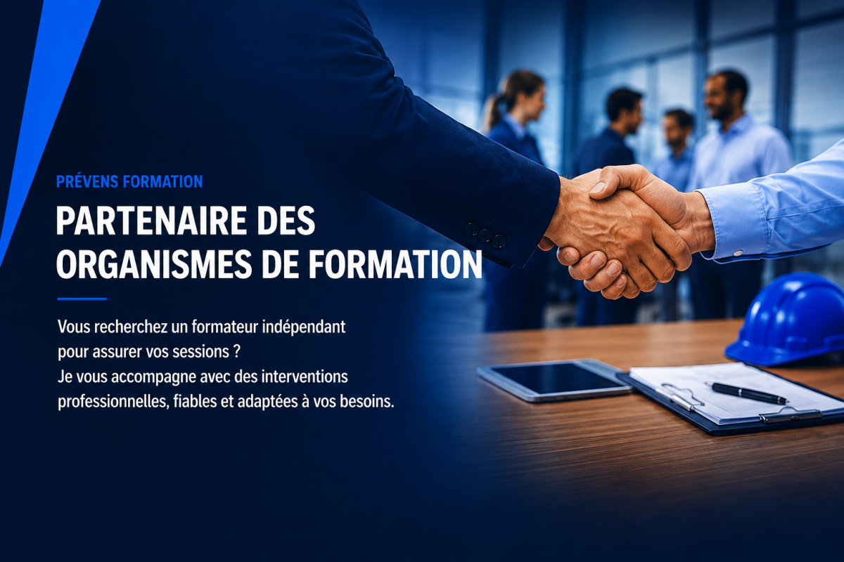 Partenaire des organismes de formation - Prévens Formation